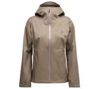 Black Diamond Fineline Stretch Shell Jacket Beige M Woman