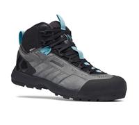 Black Diamond - Approach Shoes - Mission Leather Mid Women's Wp Steel Grey for Women in Leather - Size 6 US Grey 6 US