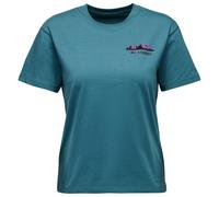 Black Diamond - Women's Mountainscape S/S Tee - T-shirt size S, turquoise
