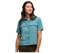 Black Diamond - W's Scenic Route Short Sleeve Creek Blue Glacier - S - Hiking shirt