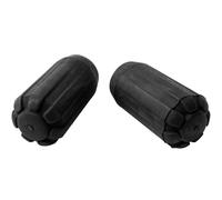 BLACK DIAMOND Z-pole Pole Tip Protectors - Mixte - Black - size only size- model 2025 only size