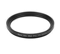 Black Diffusion 1/8 Lens Filter for Video, Portrait, Still Life, Soft Image, MRC Coating, Divergent Effect, Waterproof, Oil Stain Resistance (43MM)