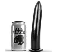 Black dildo shaped anal plug 20cm, Width 55 mm, Length 55 mm, Depth 195 mm, Department Couple, Poids 0.330 Kg, Color Black