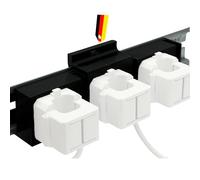 Black DIN Rail Mount for Shelly Pro 3EM 120A Electricity Meter