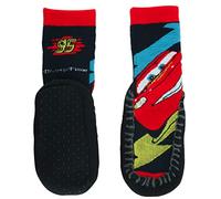 Black Disney Cars Character Lightning McQueen Socks, Ankle Socks, Anti Slip Socks for Kids 3+year (Cars Ankle Socks Pack 1x)
