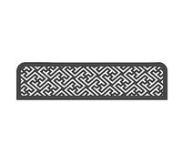 Black Divider for Dining Areas 100cm Low Privacy Partition Hollow Design for Restaurants & Bars Stylish Low Fence for Enhanced Privacy and Aesthetic peal