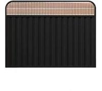 Black Dividers for Dining Room & Office SemiTransparent Privacy Screens for Desks Workspaces & Dining Areas (100x80cm) Stylish Room Partition Solutions