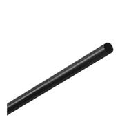 black DIY rods 10pcs Carbon Fiber Solid Round Rods Diameter 2-4mm, High Strength Cylindrical Bars for RC Models(3.5x500mm)