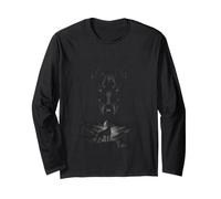 Black Doberman Pinscher Moon Mountain Dog Lover Long Sleeve T-Shirt