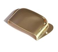 Black Dog Music Jazz Bass Bridge Cover - Gold Finish - Vintage Style Ashtray Cover - Fits Standard Fender-Style Jazz Bass - Includes Mounting Screws