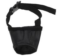 Black Dog Muzzle Breathable Cloth for Small Dogs and Puppies | Anti-barking Design, Grooming Use, Short-snout Fit for Chihuahua Shih Tzu and Similar Breeds