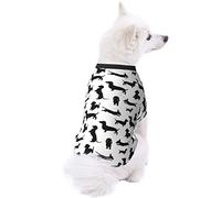 Black Dogs Dog Pet Clothes - Security Printed Pet Sweaters, Coat Winter for Small Medium Large Dogs Cats, Cozy Apparel Casual Fashion Costume, Cute Pet Pullover Sweater.