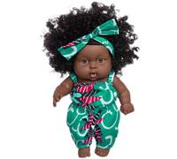 Black Dolls for Girls - Doll Diapers Magic Bottle Food Packets