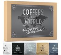 Black Donkey - Coffee Bags Tasting Collection Gift Set | 15 Bags | 5 Finest Specialty Coffees | Hamper Style Letterbox Gift Idea for Him & Her