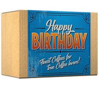 Black Donkey - Gourmet Ground Coffee Gift Set - HAPPY BIRTHDAY | Ground Coffee 600g (6x100g) | 6 Finest Single Origin Coffees | Hamper Style Gift Idea for Him & Her