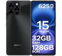(BLACK) DOOGEE Note 58 Android 15 Unlocked Cellphone,32GB+128GB/2TB with 6.75" HD+ Screen, 6250mAh Battery,4G Dual,Widevine L1/NFC/OTG/Face Unlock