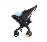 (Black) Doona storage Pram sunshade extension hood and storage bag for pramcar