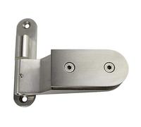 Black Door Hinges Hardware, Doors Hinges Concealed Hinges Butt Hinges,Hinge,90 Degree Stainless Steel Thickened Cabinet Frameless Replacement Parts Furniture Fittings Hardware(Color:Silver) (Color : S