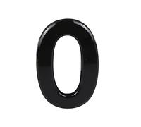 Black Door Numbers Stick On, 0-99, Letters A, B, C, D, 3'' House Numbers Self Adhesive Stickers, For Doors, Mail Boxes, Hotel Rooms (0)