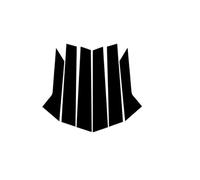 Black Door Window Pillar Trim for Ford Fusion 2014-2022 Car Window Center B-Pillars Cover Protective Stickers