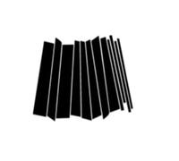 Black Door Window Pillar Trim for Range for ROver L322 2002-2012 Car Window Center B-Pillars Cover Protective Stickers