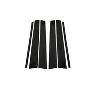 Black Door Window Pillar Trim for Volvo XC90 2003-2014 Car Window Center B-Pillars Cover Protective Stickers