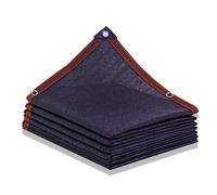 Black Double Layer 95% Sunblock Shade Cloth,Greenhouse Plant Net Taped Edge with Grommets(6mX13m)