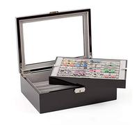 Black Double Layer Jewelry Cufflinks Storage Presentation Box / Case by Cuff-Daddy