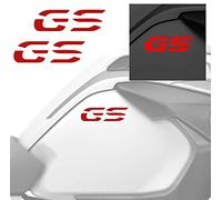 BLACK DOVES GRAPHICS 2pcs Stickers Compatible with Motorrad R 1200 1250 GS Adventure LC Tank Sides (Reflective Red)