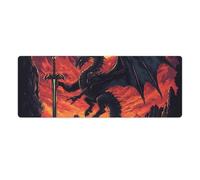 Black Dragon Doomsday Mouse Pad Desk Mat Non-Slip Mousepad Writing Pads Office Decor 30x80cm
