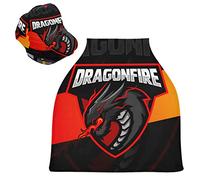 Black Dragon Fire Baby Car Seat Cover Canopy Stretchy Nursing Covers Breathable Windproof Winter Scarf for Infant Breastfeeding Boys Girls