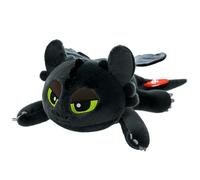 Black Dragon Plush Toy Toothless Character Ultra-soft Stuffed Doll Three-dimensional Wing Design Charming Nursery Decoration Suitable for Children.