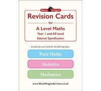 Black Dragon Revision Cards for A-Level Maths: Edexcel, Year 1 & AS