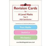 Black Dragon Revision Cards for A-Level Maths: AQA, Year 2