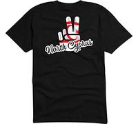Black Dragon - T-Shirt Man - JDM/Die Cut - Schwarz - Flag Country - North Cyprus - Win - L