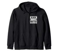 Black Drives Matter Park on Perfection - Asphalt Driveway Zip Hoodie