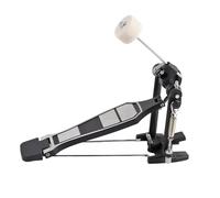 Black Drum Pedal Single Bass Foot Kick Percussion Chain Drive with Hammerhead, Made of Aluminum Alloy for Professional Drummers Replacement Set for Cracked Pedal