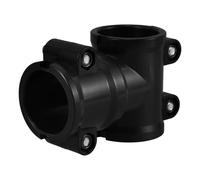 Black Drum Rack T Clamp for 1.5 Inch Tubes, Adjustable | Tool Simplified Setup, Engineering Plastic Build, Cymbal Stand Use, Live Stage and Practice Sessions