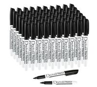 Black Dry Erase Markers Low Odor Fine Whiteboard Markers Thin Box of 60