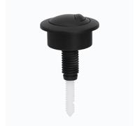 Black Dual Flush Push Button, Compatible Replacement for Twyford, Siamp Optima 49 Toilet Cistern Flush Valve Systems
