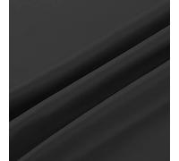 Black Duchess Bridal Satin Fabric Premium Quality Smooth Fabric Matte/Dull Finish Material for Bridal Dressmaking, Wedding, Bridesmaid & Prom Dresses l 60" - 150cm Wide | Sold by The Metre