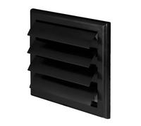 Black Duct Gravity Flaps 190mm X 190mm / 100mm / 4" Vent Cover