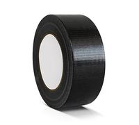 Black Duct Tape Waterproof 48mm x 45m Gaffer Tape Heavy Duty Extra Strong Adhesive Tape for Sealing, Leak Repair, Packing, Book Binding, Indoor/Outdoor