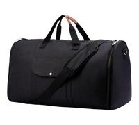 (Black) Duffle Carry On Garment Bag | 2 in 1 Convertible Weekend Bag - Large Capacity Travel Weekend Bag Convertible Carry On Luggage Bag Men Duffel Bag