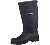 Black Dunlop Waterproof Welly Wellies Wellington Boots Size 5