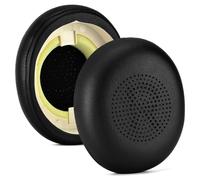 (Black) Durable Sponge Leather Material Ear Pads for Jabra Elite 45h Earphone Memory Foam Earpads Elastic Earmuffs