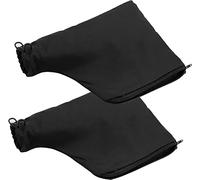 Black Dust Collection Bag for 255 Miter Saw - with Zipper and Adjustable Wired Bracket, Easy to Carry and Store (2 Pack)