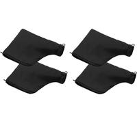 Black Dust Collection Bag for 255 Miter Saw - with Zipper and Adjustable Wired Bracket, Easy to Carry and Store (Pack of 4)