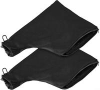 Black Dust Collection Bag for Miter Saw 255 Model withWired Adjustable Stand, Dust Collector Bags for Miter Saw, Tank Belt Sander, Edge Planer, Diagonal Saw(2 Pack)