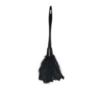 Black Dusters for Cleaning, Turkey Feather Duster Heavy Duty Dusting Kit for Blinds Bookshelf Furniture